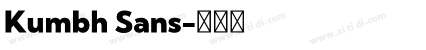Kumbh Sans字体转换